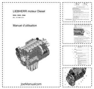 Liebherr D934 D936 D946 Engine Operators Manual FR