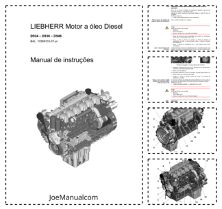 Liebherr D934 D936 D946 Engine Operators Manual PT