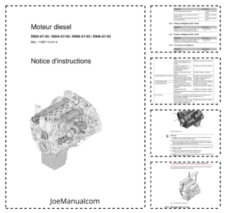 Liebherr D934 D944 D936 D946 A7-03 Engine Operators Manual FR