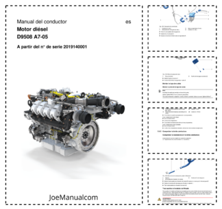 Liebherr D9508 A7-05 Engine Operators Manual SN 209140001 ES