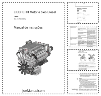 Liebherr D9508 Engine Operators Manual PT