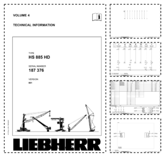Liebherr HD 885 HD Crane Service Training Manual SN 187376 Vol 4