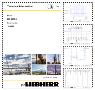Liebherr HS 8070.1 Concrete Mixer Truck Service Training Manual SN 183593