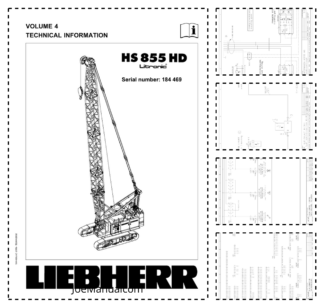 Liebherr HS 855HD Litronic Crane Service Training Manual SN 184469