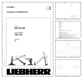Liebherr HS 875HD Crane Service Training Manual SN 185154