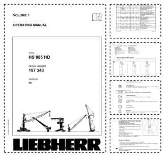 Liebherr HS 885 HD Crane Operators Manual Vol 1