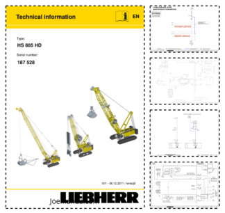 Liebherr HS 885 HD Crane Service Training Manual SN 187528