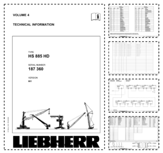 Liebherr HS 885HD Crane Service Training Manual SN 187360