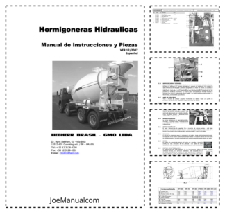 Liebherr HT Concrete Mixing Truck Operations Manual and Parts Catalog ES