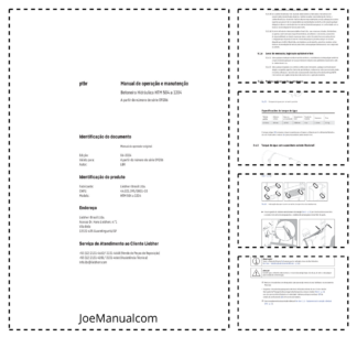 Liebherr HTM 504 1204 Concrete Mixing Truck Operators Manual SN 9206 PT