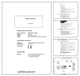 Liebherr L508 1261 Wheel Loader Service Training Manual FR