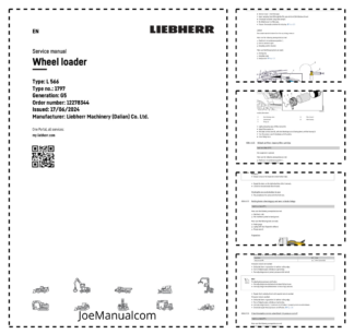 Liebherr L566 Wheel Loader Service Manual SN 1797