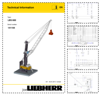 Liebherr LBS 600 Crane Service Training Manual SN 141194