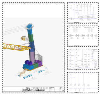 Liebherr LHM 320 400 500 2A Crane Electrical Schematics Service Manual
