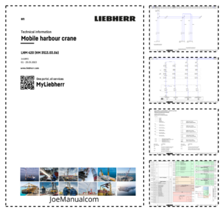 Liebherr LHM 420 HM 3513.03.06 Crane Service Training Manual SN 141892