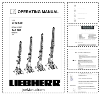 Liebherr LHM 500 Crane Operators Manual SN 140707