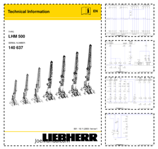 Liebherr LHM 500 Crane Service Training Manual SN 140637