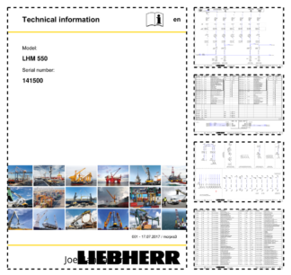 Liebherr LHM 550 Crane Service Training Manual SN 141500