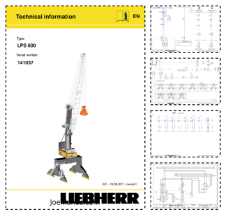 Liebherr LPS 600 Crane Service Training Manual SN 141037