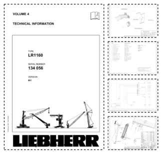Liebherr LR 1160 Crane Service Training Manual Vol 4 SN 134056