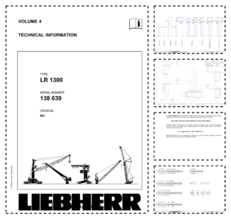 Liebherr LR 1300 Crane Service Training Manual SN 138039 Vol 4