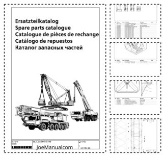 Liebherr LR 1750 Crane Parts Catalog SN 74787