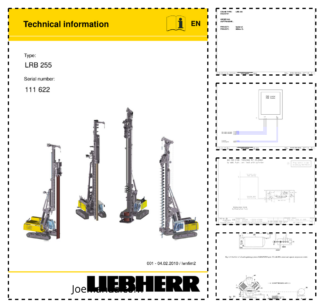 Liebherr LRB 255 Drill Service Training Manual SN 111622