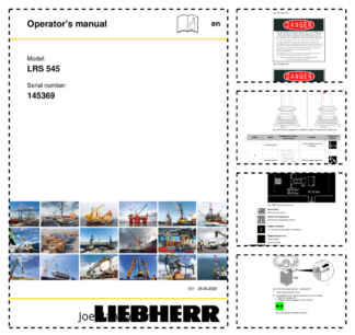 Liebherr LRS 545 Crane Operators Manual SN 145369