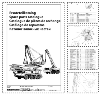Liebherr LRT 1102 2.1 Crane Parts Catalog SN 54307
