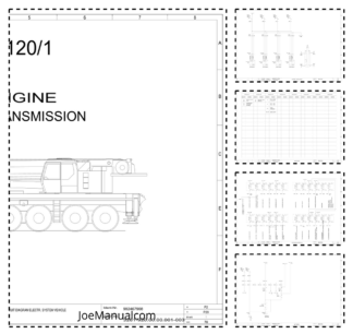 Liebherr LT 1120-1 Crane Electrical Schematics Service Manual