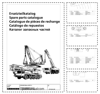 Liebherr LTM 1030-2 Crane Parts Catalog SN 50711