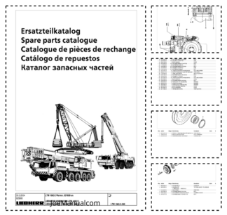 Liebherr LTM 1060-2 009 Crane Parts Catalog SN 057699