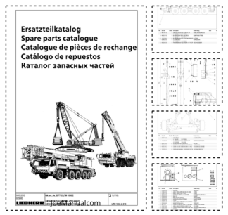 Liebherr LTM 1060-2 010 Crane Parts Catalog SN 57762