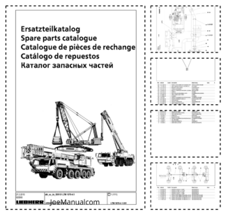 Liebherr LTM 1070 4.1 Crane Parts Catalog SN 59101