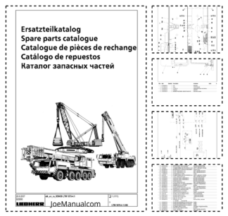 Liebherr LTM 1070 4.1 Crane Parts Catalog SN 59459
