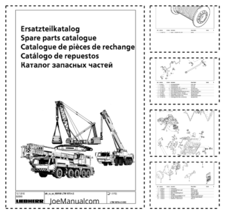 Liebherr LTM 1070 4.2 Crane Parts Catalog SN 60100