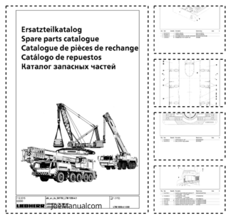 Liebherr LTM 1090 4.1 000 Crane Parts Catalog SN 61768