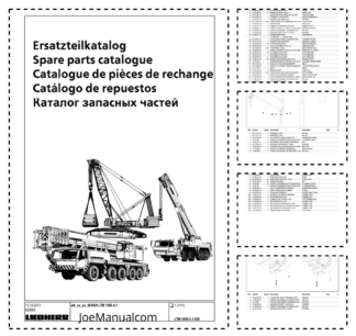 Liebherr LTM 1090 4.1 005 Crane Parts Catalog SN 67909