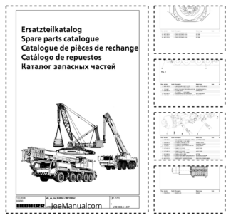 Liebherr LTM 1090 4.1 Crane Parts Catalog SN 620094