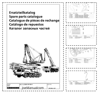 Liebherr LTM 1090 4.1 Crane Parts Catalog SN 62224