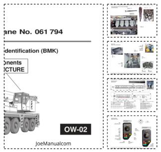 Liebherr LTM 1090-4.1 Crane Technical Information Operators Manual SN 061794