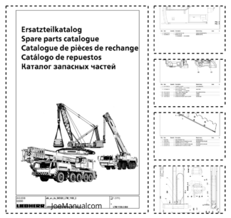 Liebherr LTM 1100 2 Crane Parts Catalog SN 65320