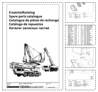 Liebherr LTM 1100 5.2 Crane Parts Catalog SN 65607