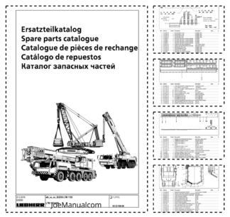 Liebherr LTM 1120-068 Crane Parts Catalog SN 22556