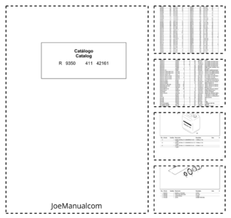 Liebherr R9350 411 Excavator Parts Catalog SN 42161