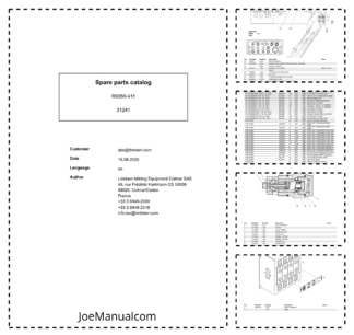 Liebherr R9359 411 Excavator Parts Catalog 2020