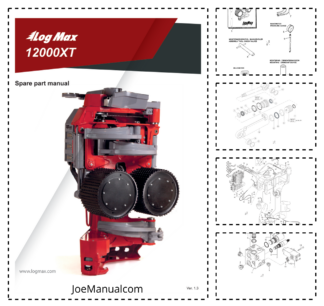 LogMax 12000XT Processing Head Parts Catalog SN 910007 and UP