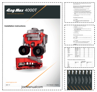 LogMax 4000T Processing Head Operators Manual Installation Instructions