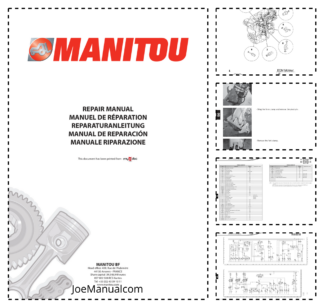 Manitou MT MLT Series E3 Telehandler Repair Manual