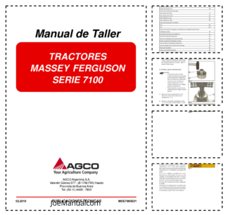 Massey Ferguson 7100 Series Tractor Service Manual ES